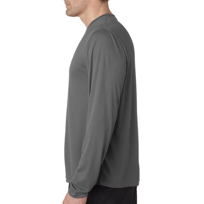 Adult cool DRI with FreshIQ Long-Sleeve Performance T-Shirt - BLAcK - S(D0102HI3FIV)