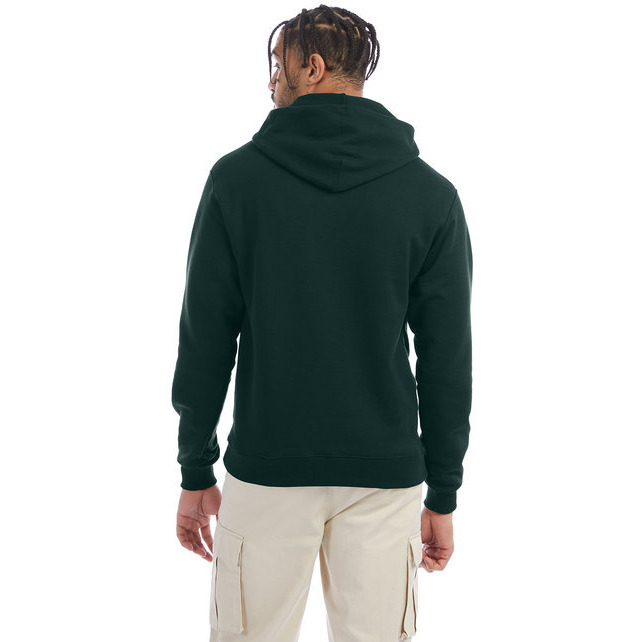 Adult Powerblend Pullover Hooded Sweatshirt - ROYAL BLUE HTHR - S(D0102HI3B7A)
