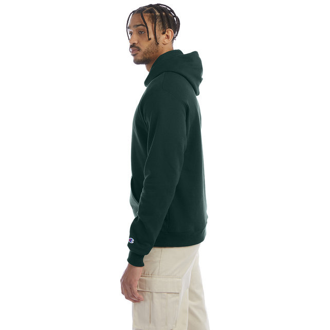 Adult Powerblend Pullover Hooded Sweatshirt - ROYAL BLUE HTHR - S(D0102HI3B7A)