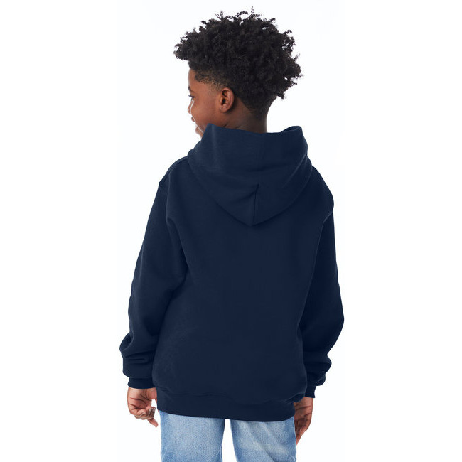 Youth Powerblend Pullover Hooded Sweatshirt - BLAcK - S(D0102HI3F9g)