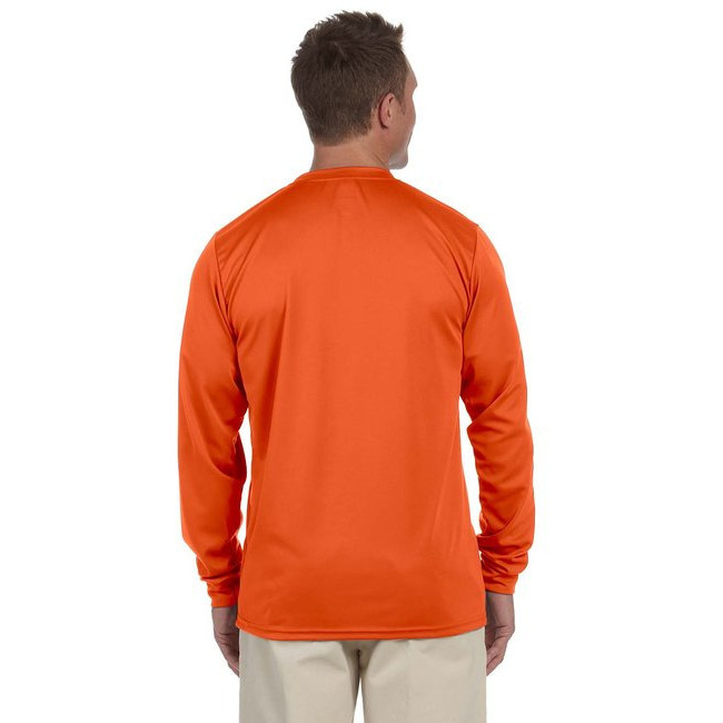 Adult Wicking Long-Sleeve T-Shirt - WHITE - L(D0102H7YSF8)