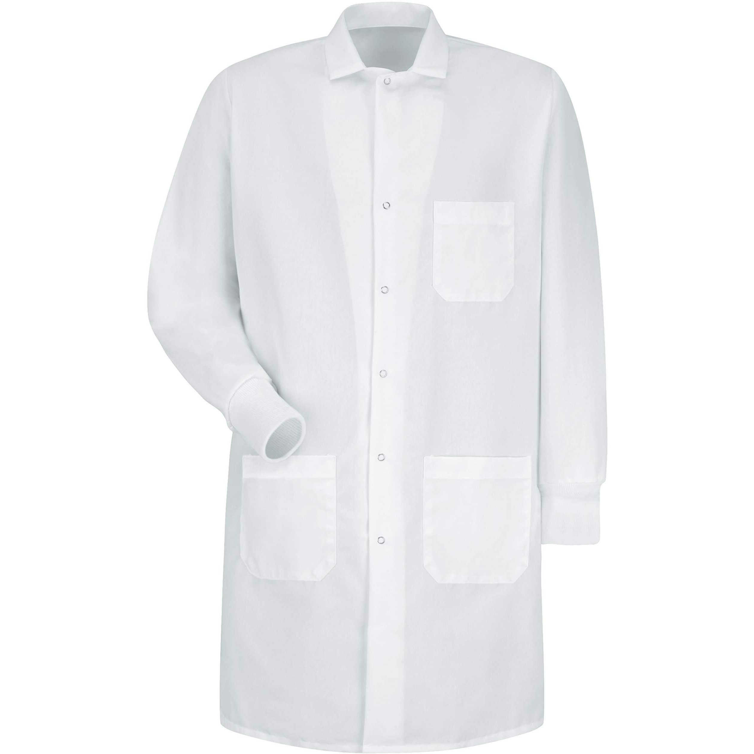 Red Kap Unisex Specialized Cuffed Lab Coat - White, XL