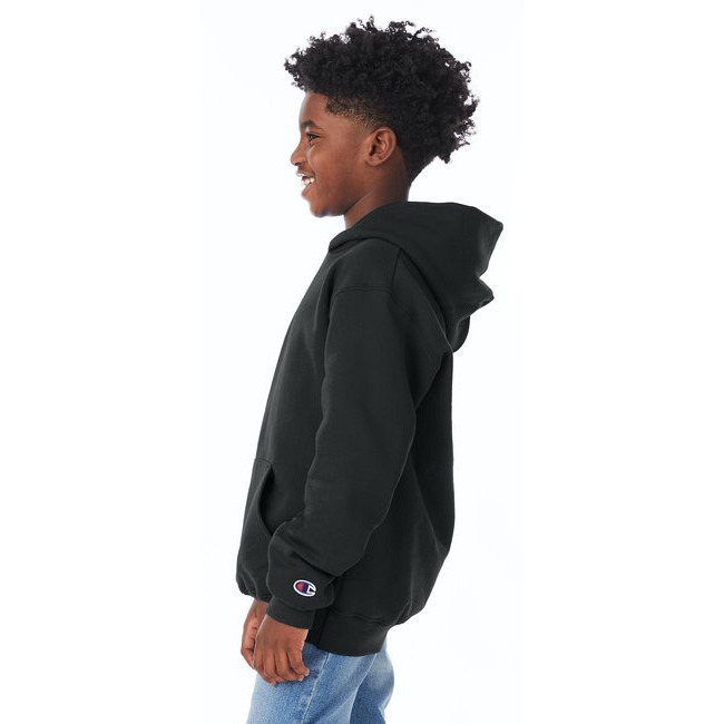 Youth Powerblend Pullover Hooded Sweatshirt - BLAcK - S(D0102HI3FA7)