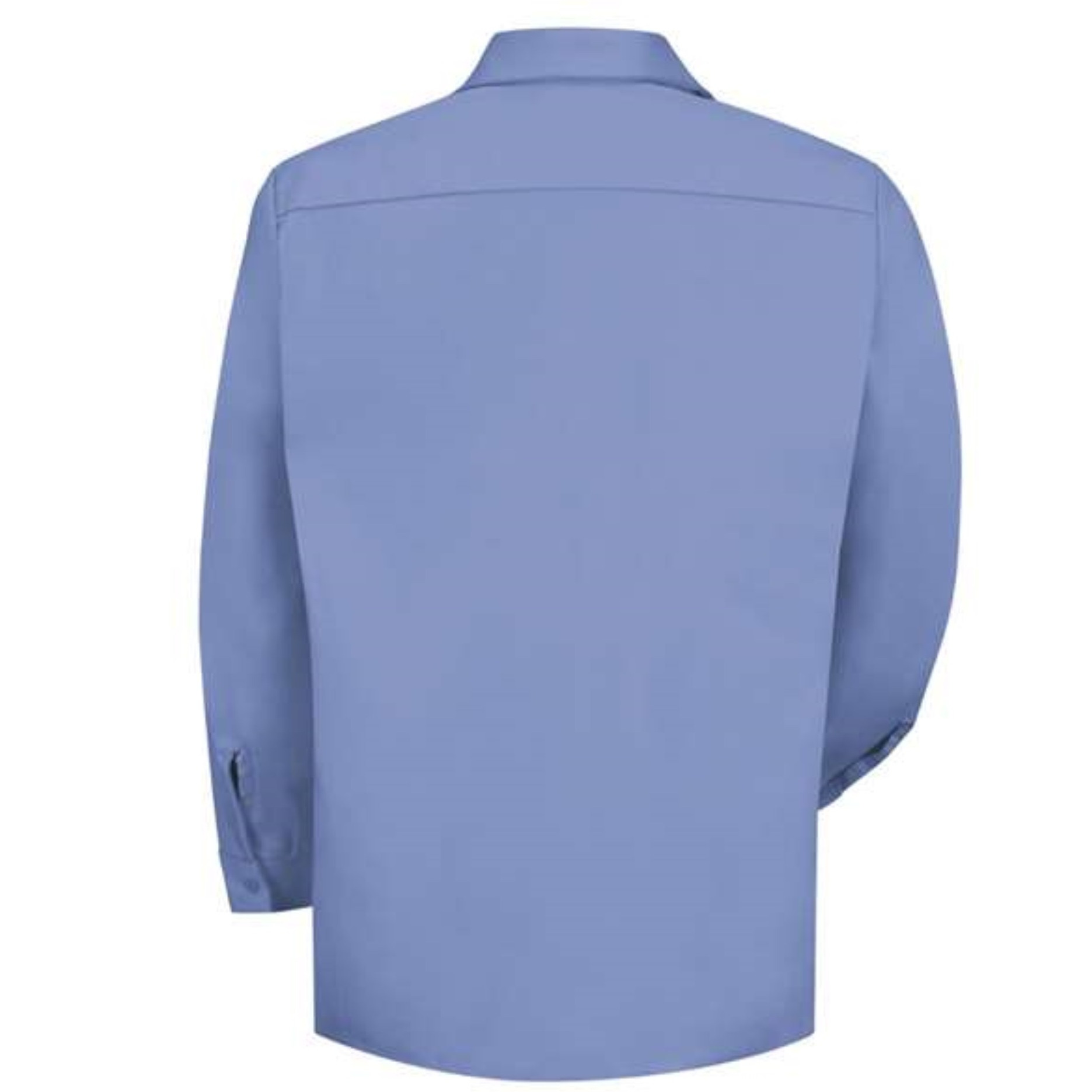 Red Kap Cotton Long Sleeve Uniform Shirt - Light Blue, L
