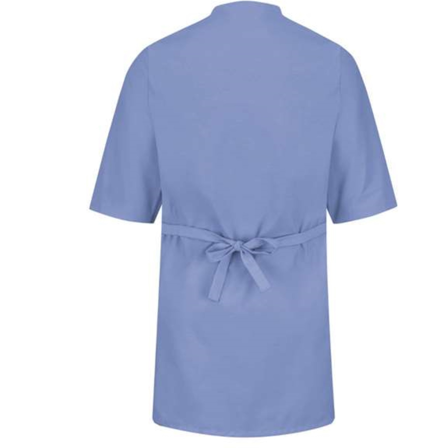 Red Kap Collarless Butcher Wrap - Light Blue, M