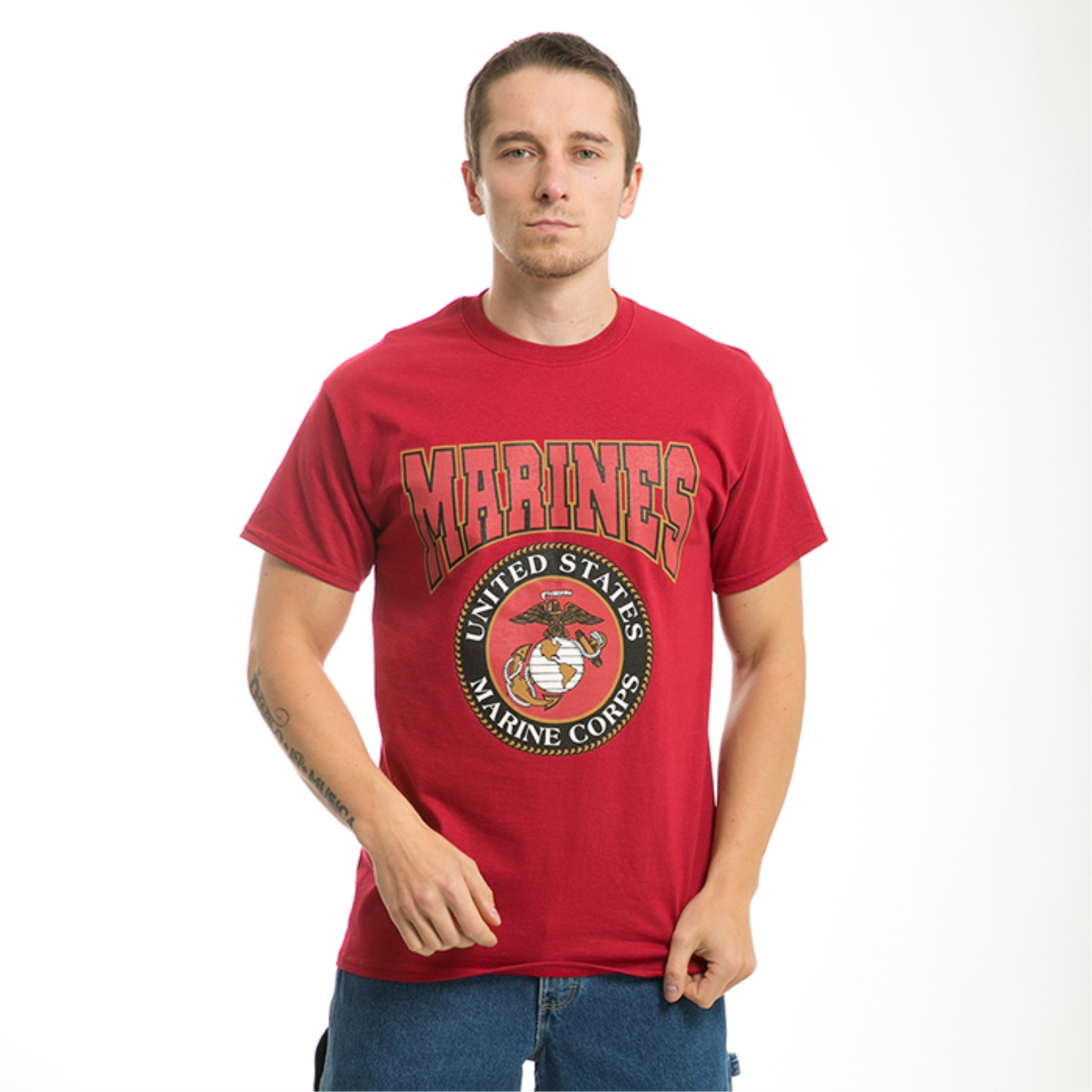 Classic Milit T's, Marines, Cardinal, M