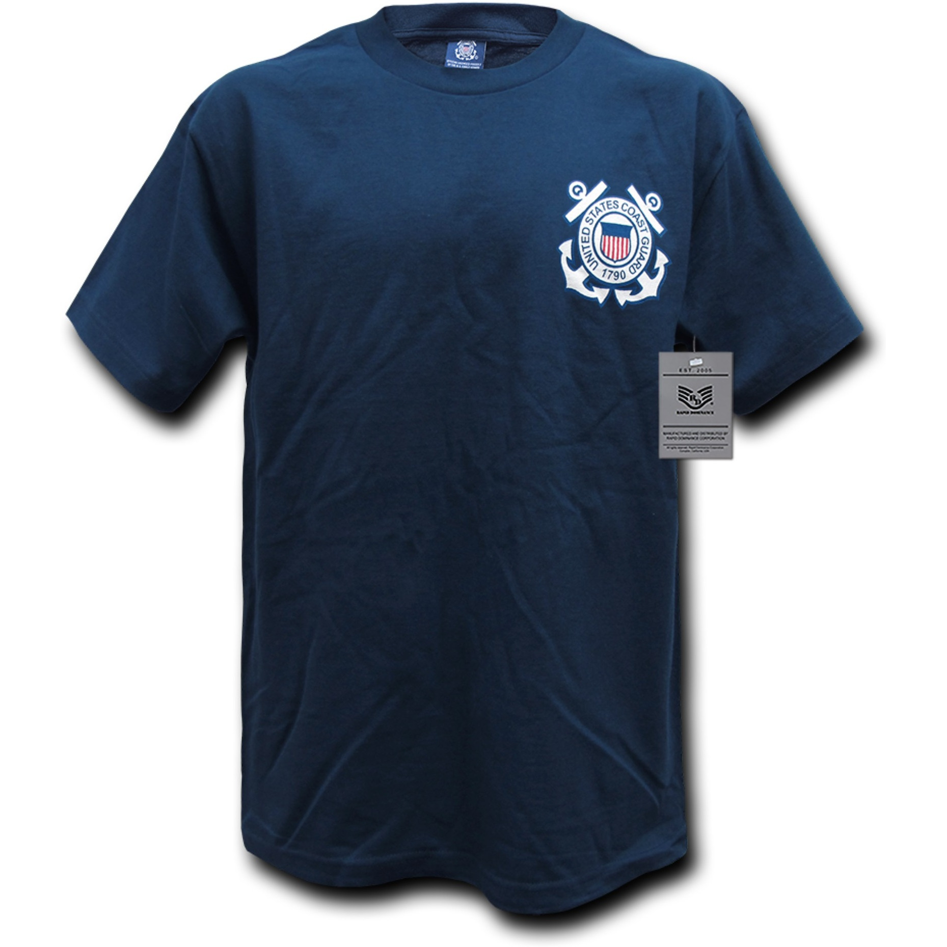 Basic Military T's, Coast Guard, Navy,XL