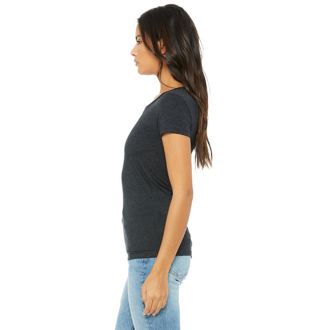 Ladies Triblend Short-Sleeve T-Shirt - cHAR BLK TRIBLND - S(D0102H7WJT6)