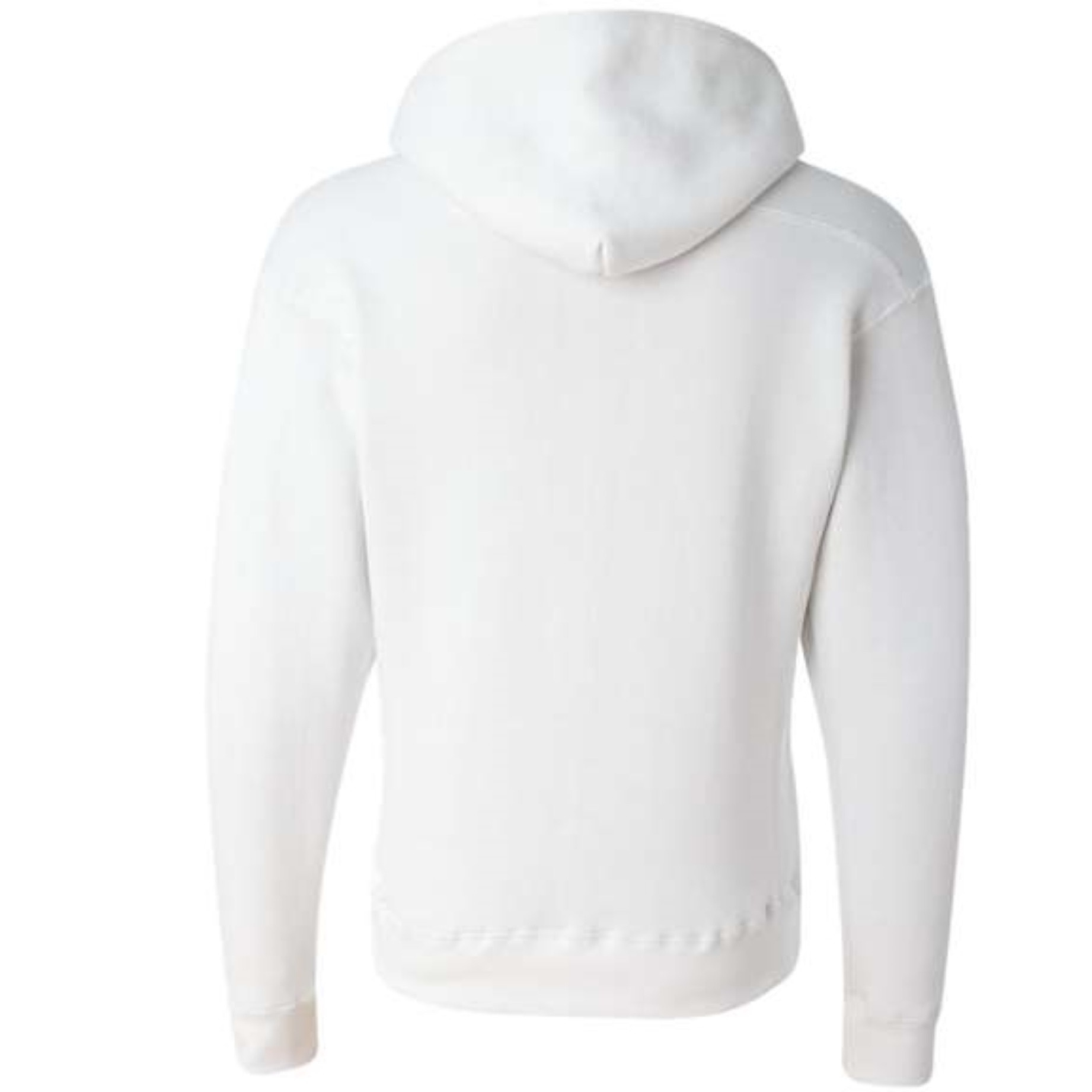 J. America Sport Lace Hooded Sweatshirt - White, L