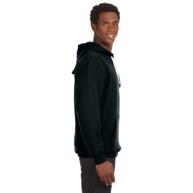 Adult Sport Lace Hooded Sweatshirt - BLAcK - XXS(D0102H78UWP)