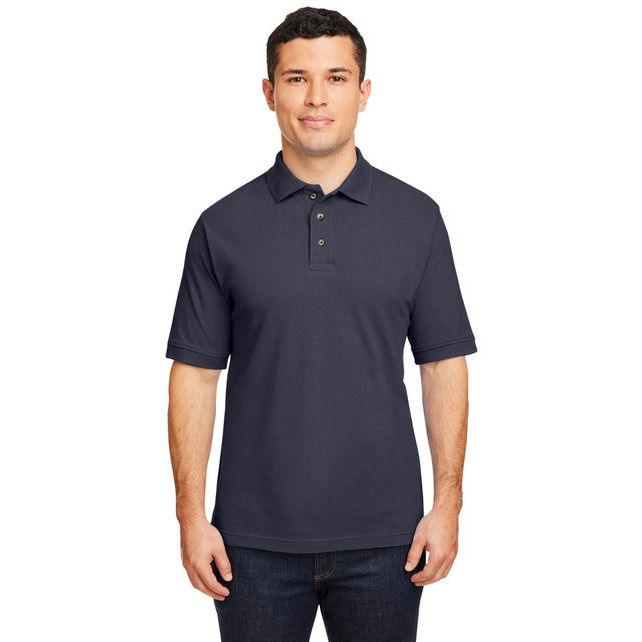 Mens 6 oz Ringspun cotton Piqu Short-Sleeve Polo - WHITE - 5XL(D0102H7KYc2)