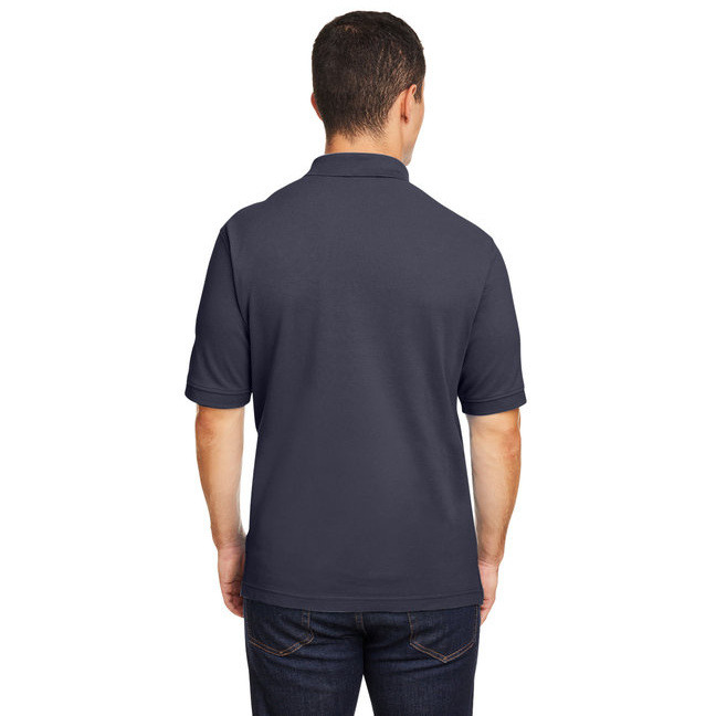 Mens 6 oz Ringspun cotton Piqu Short-Sleeve Polo - WHITE - 5XL(D0102H7KYc2)