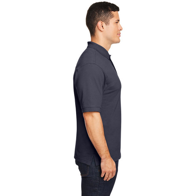 Mens 6 oz Ringspun cotton Piqu Short-Sleeve Polo - WHITE - 5XL(D0102H7KYc2)
