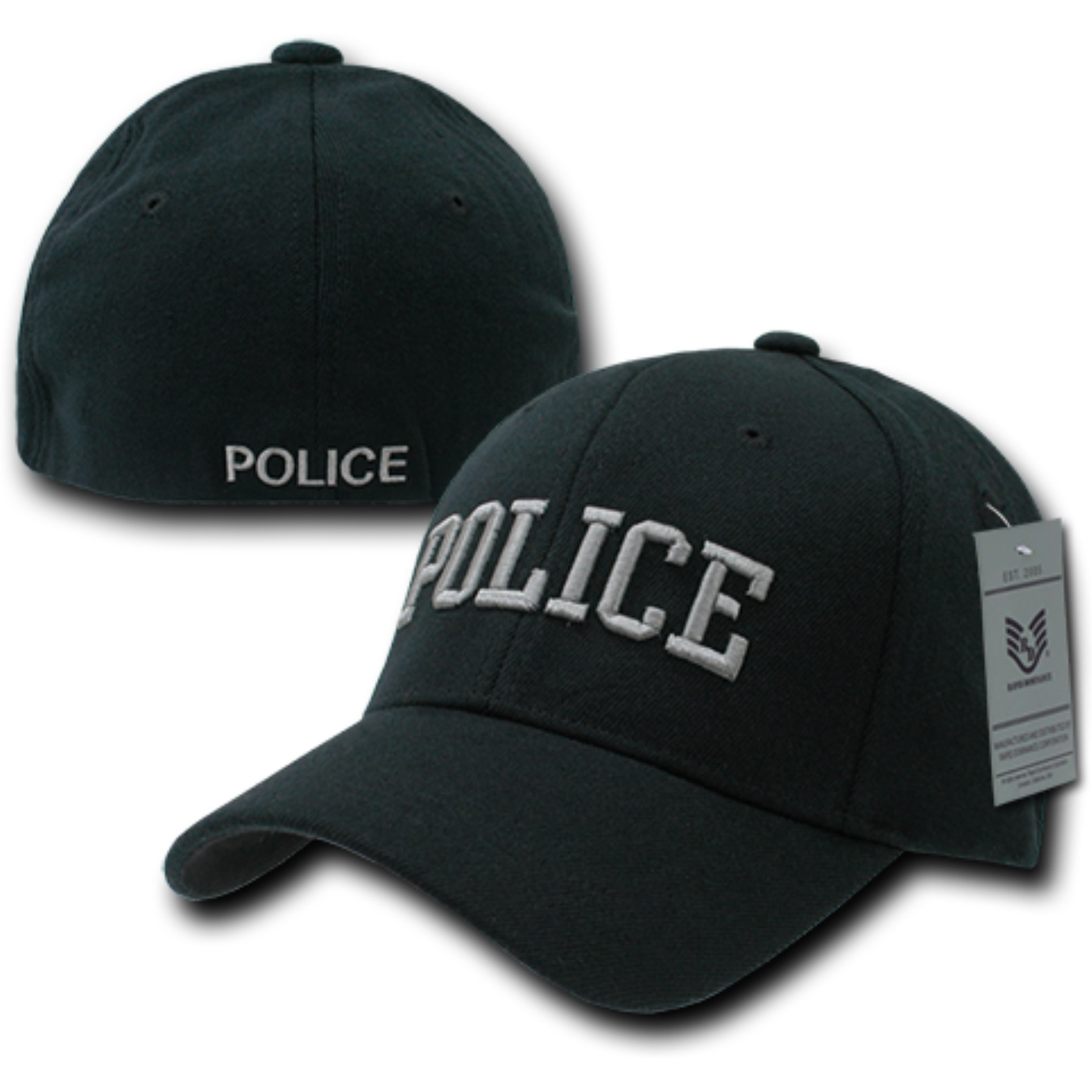 FitAll Flex Caps, Police, Black, S_M