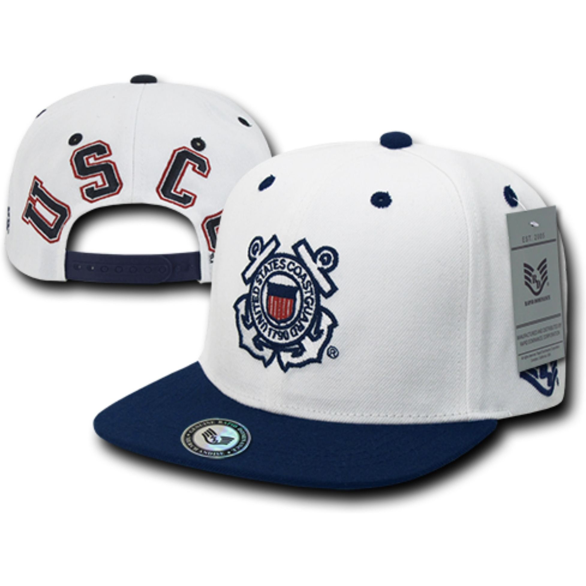 "&quotJumboBack" Military ,CoastGuard,WhtNvy"