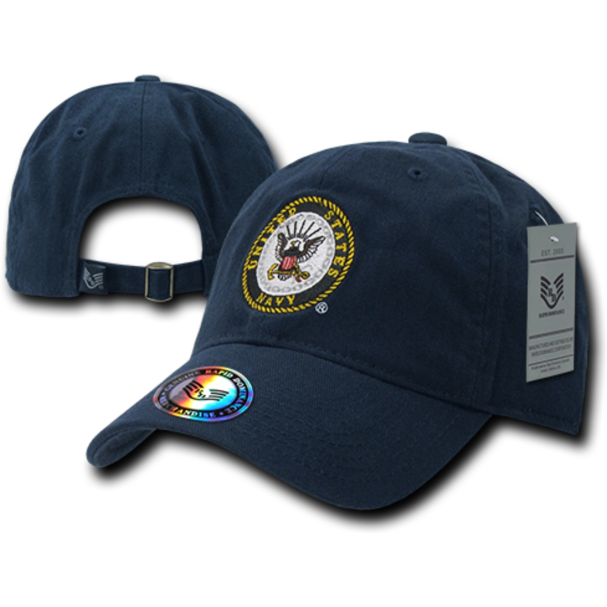 "&quotThe Lieutenant" Military Caps, Navy,Nvy"
