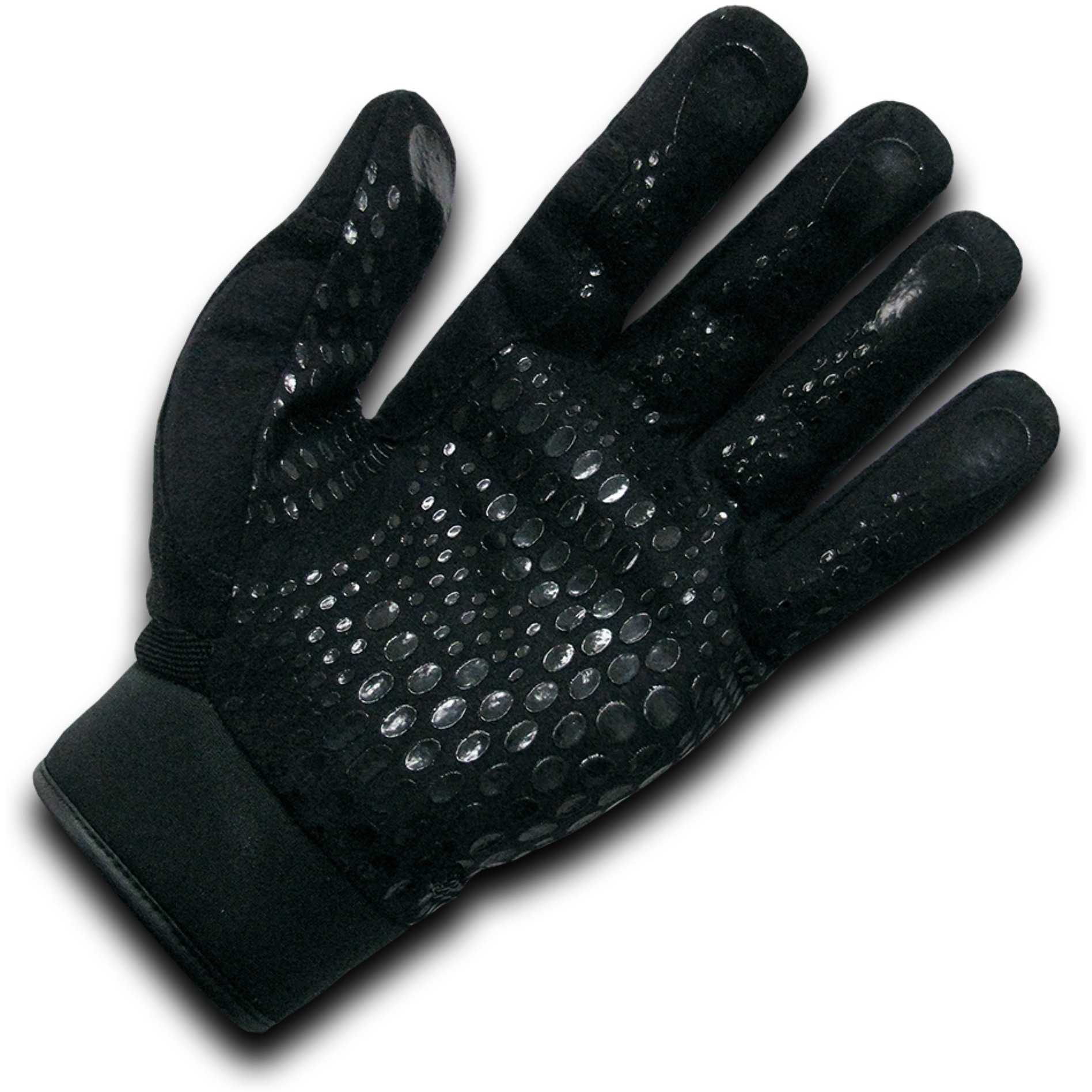 Silicon Palm Tactical Glove, Black, L