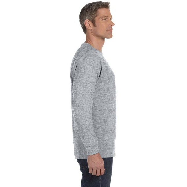 Adult DRI-POWER AcTIVE Long-Sleeve T-Shirt - BLAcK - S(D0102H2H5Mg)