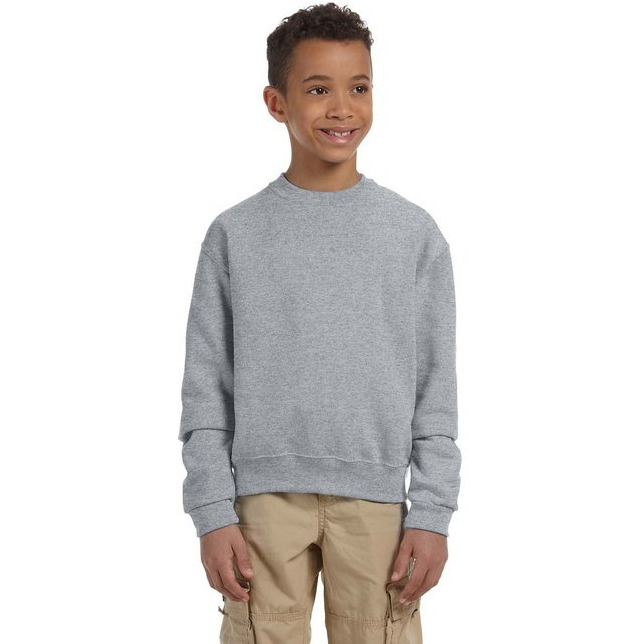 Youth NuBlend Fleece crew - BLAcK - S(D0102HI3YSY)
