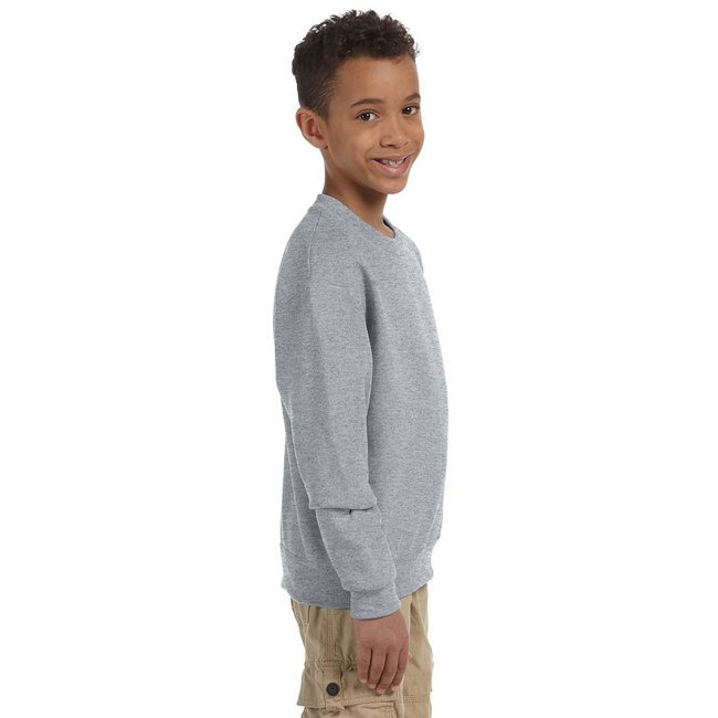 Youth NuBlend Fleece crew - BLAcK - S(D0102HI3YSY)