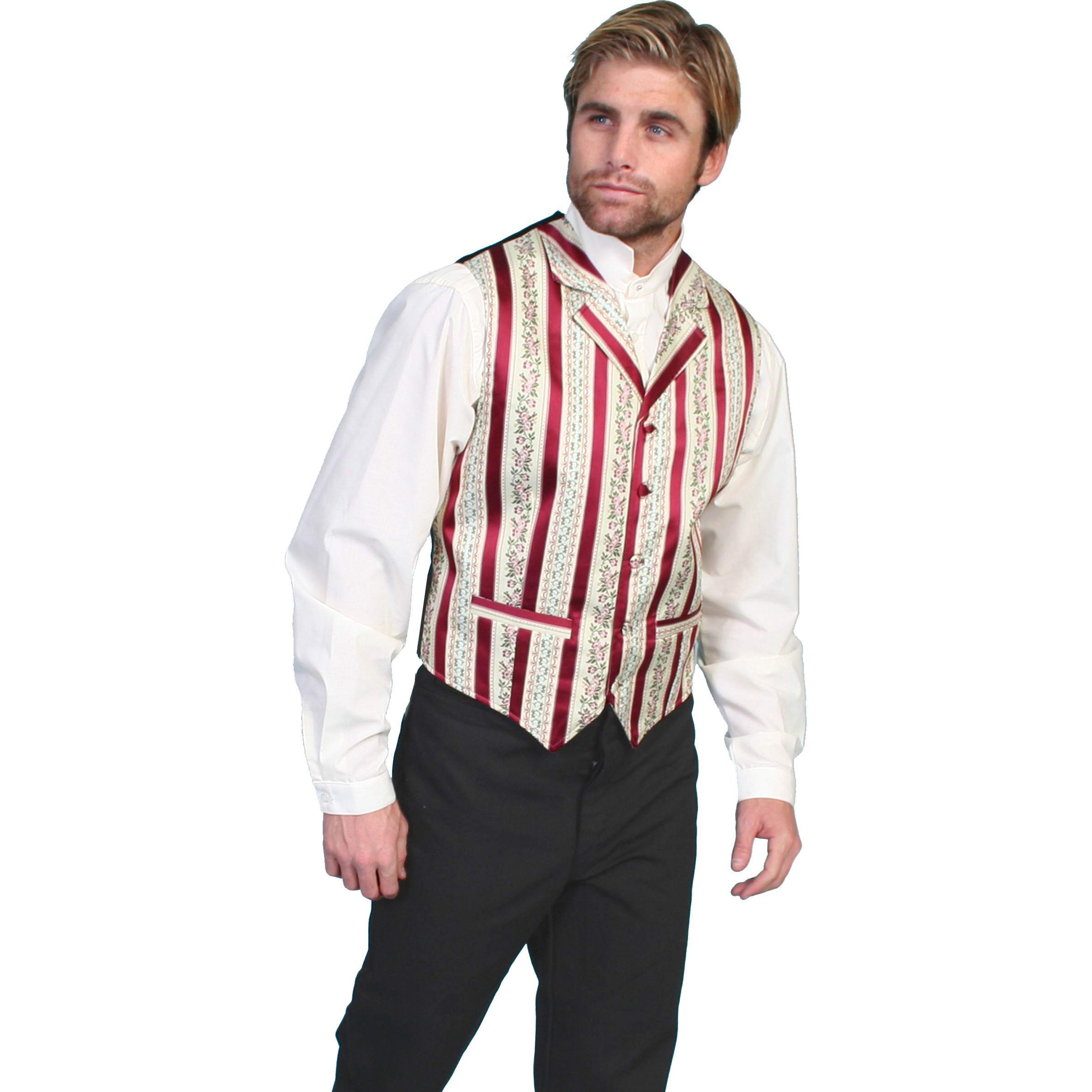 WALLPAPER STRIPE VEST