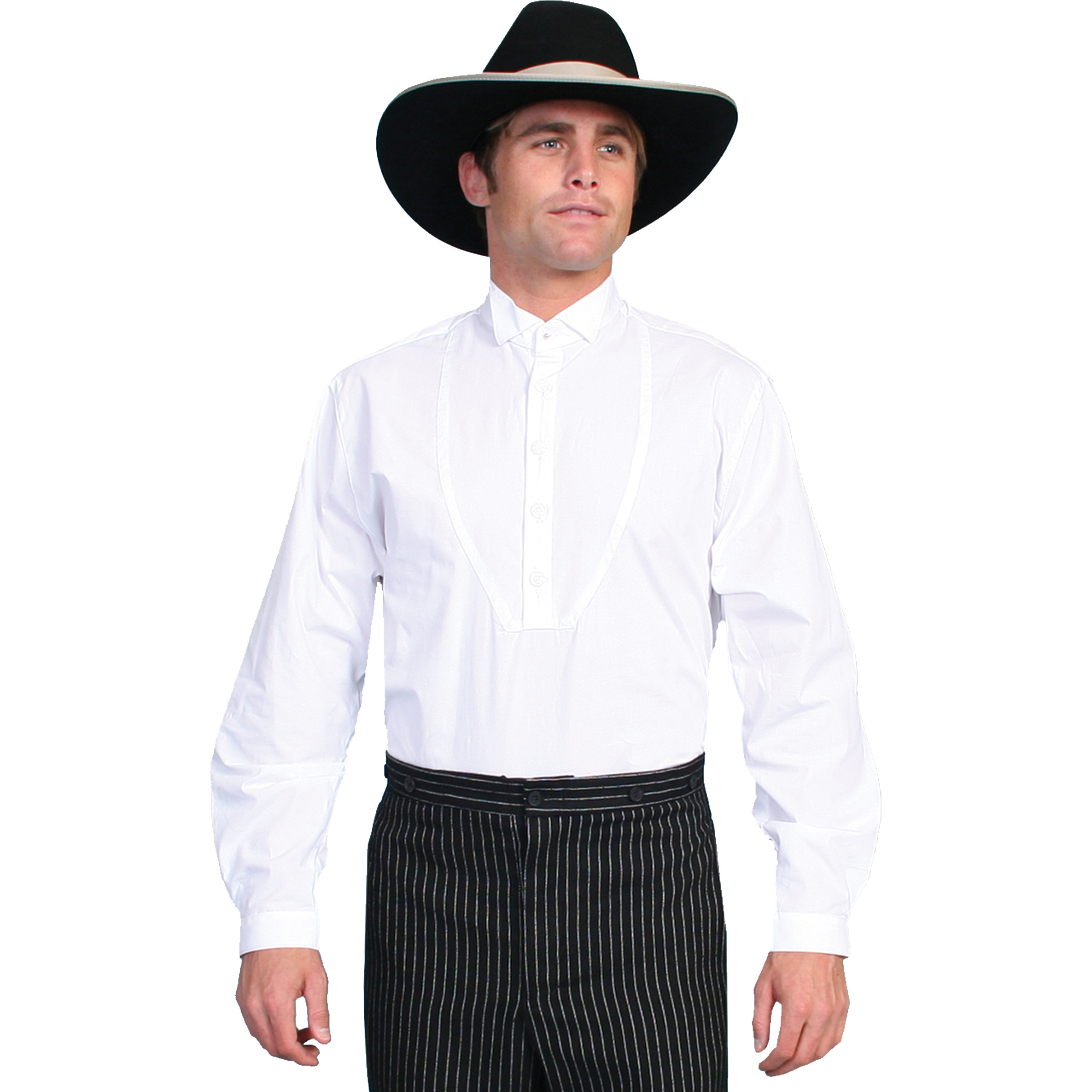 WING TIP COLLAR SHIRT