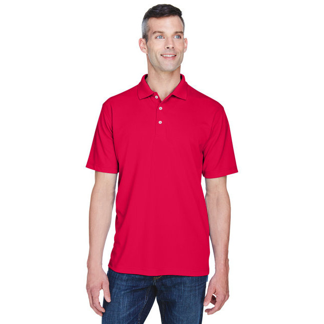 UltraClub 8445 Mens Cool & Dry Stain-Release Performance Polo