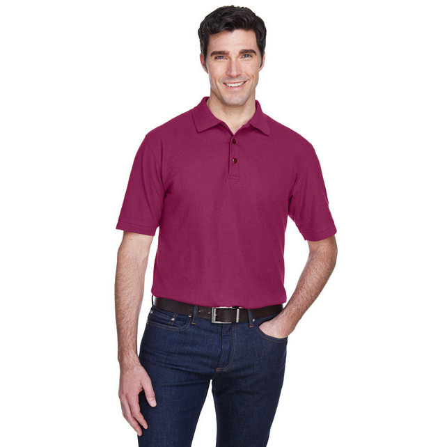UltraClub 8540 Mens Whisper Piqu Polo