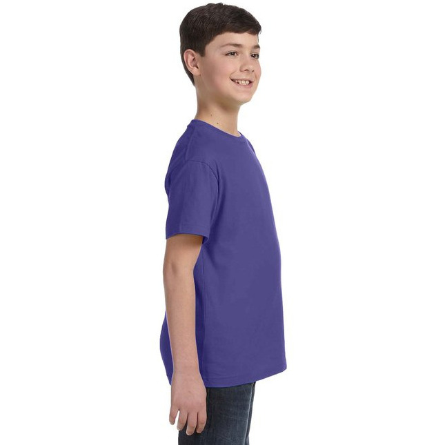 Youth Fine Jersey T-Shirt - VINTAgE BURgUNDY - XS(D0102H7DcB6)