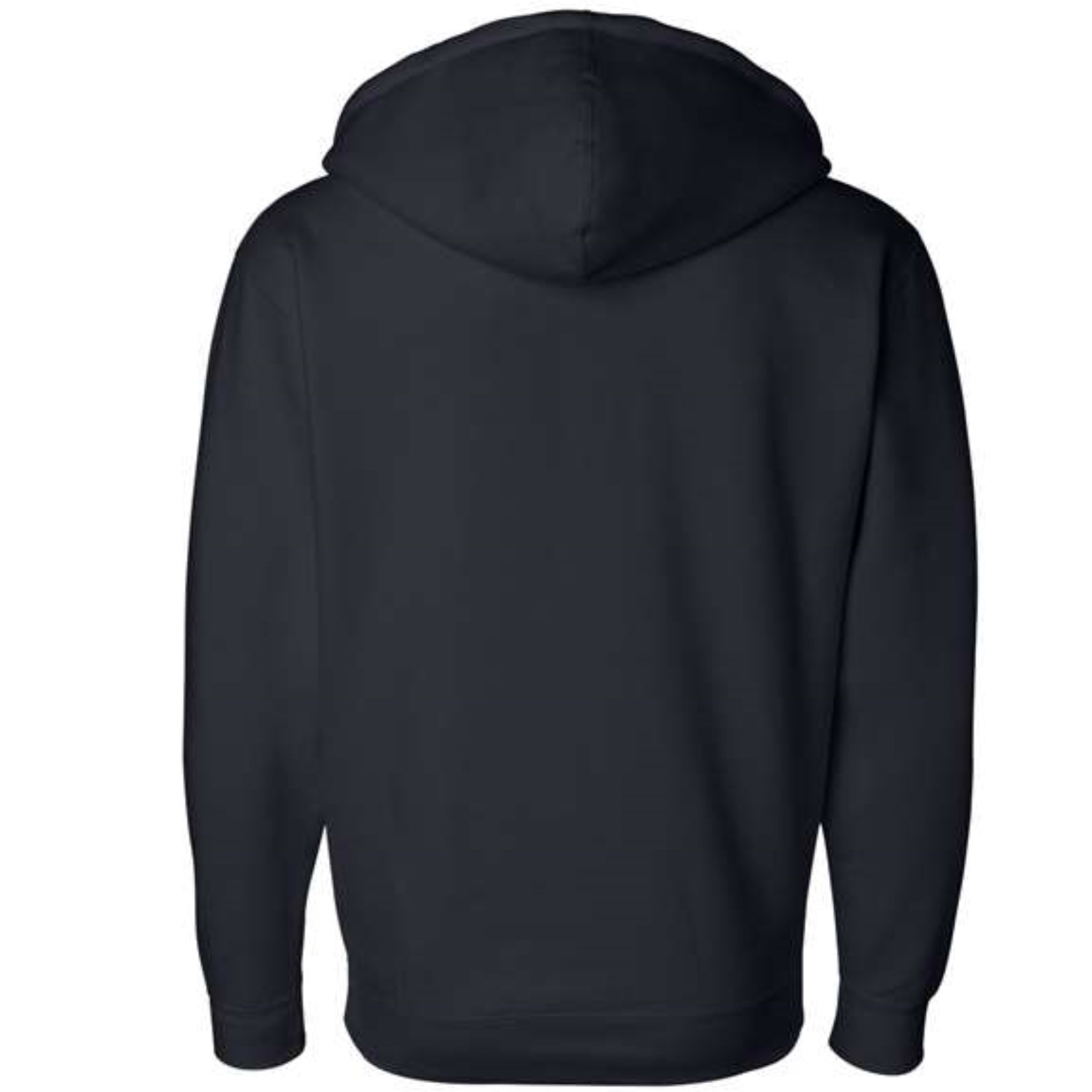Independent Trading Co. Heavyweight Full-Zip Hooded Sweatshirt - Navy, M