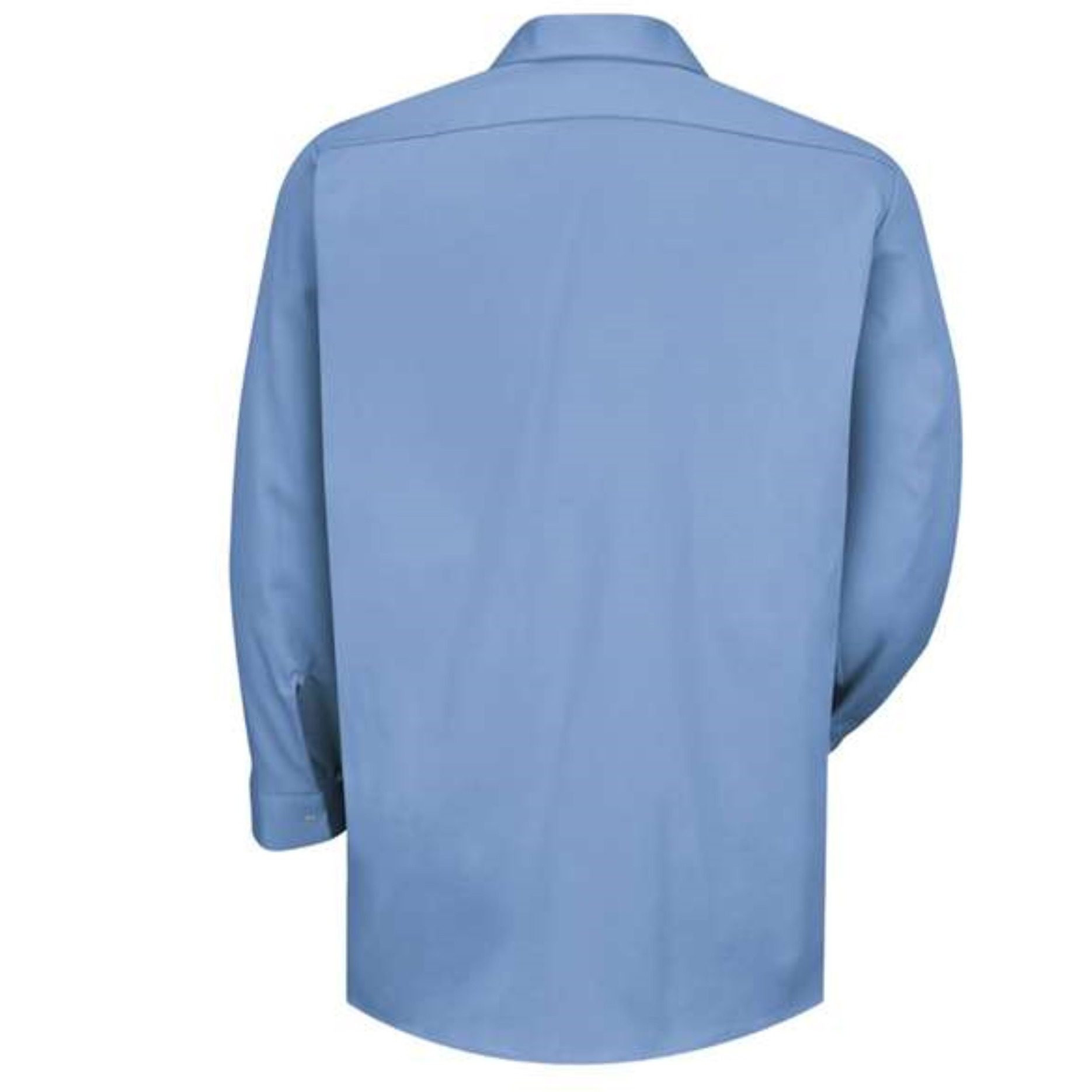 Red Kap Long Sleeve Specialized Cotton Work Shirt Long Sizes - Light Blue, XLT