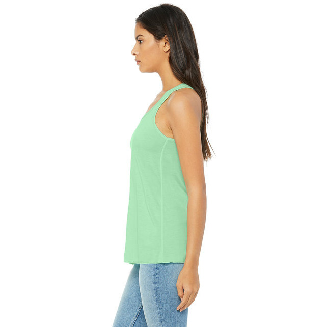Ladies Flowy Racerback Tank - ATHLETIc HEATHER - S(D0102H7K7PT)