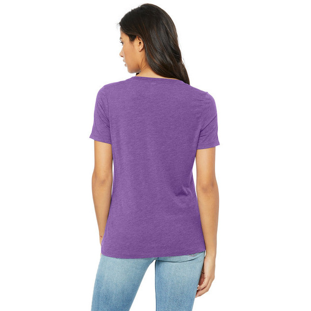 Bella + Canvas 6415 Ladies Relaxed Triblend V-Neck T-Shirt