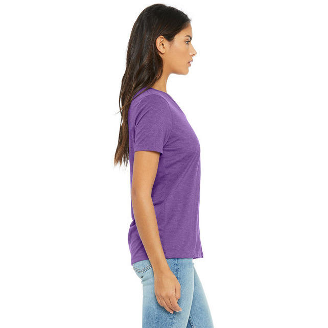 Bella + Canvas 6415 Ladies Relaxed Triblend V-Neck T-Shirt