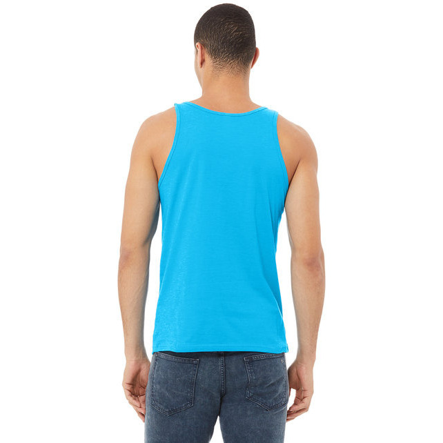 Unisex Jersey Tank - NEON BLUE - XS(D0102H7WSLP)