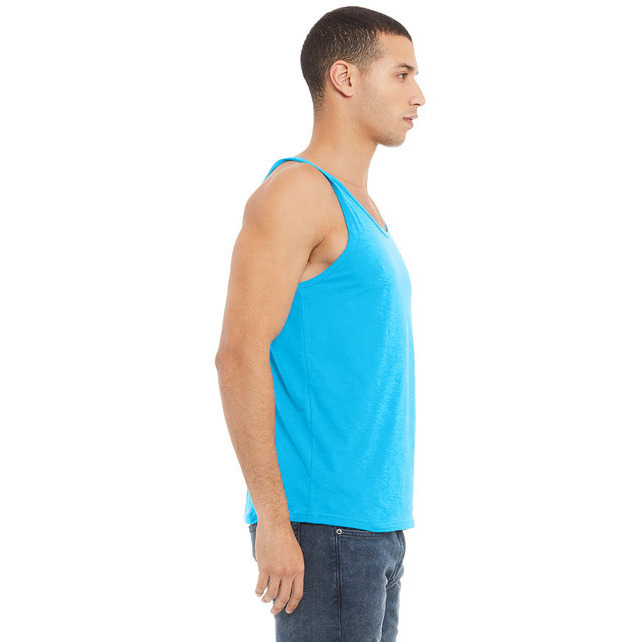 Unisex Jersey Tank - NEON BLUE - XS(D0102H7WSLP)