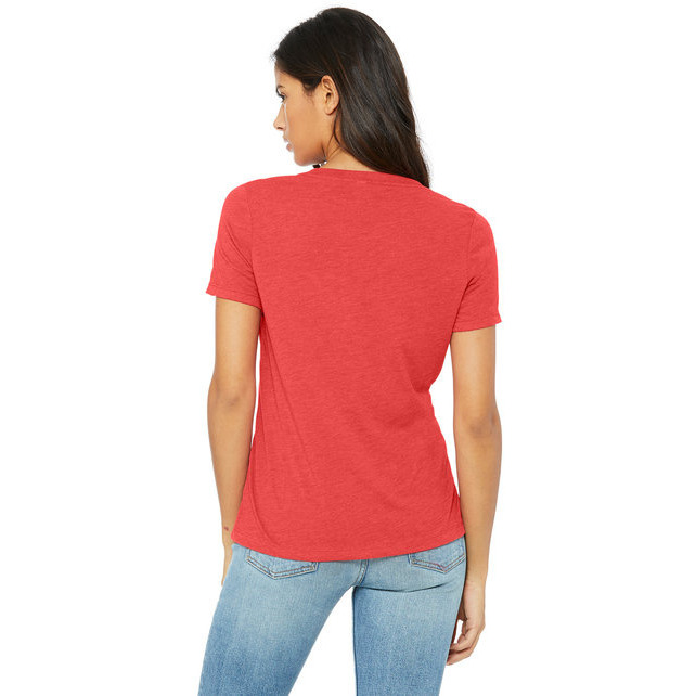 Bella + Canvas 6415 Ladies Relaxed Triblend V-Neck T-Shirt