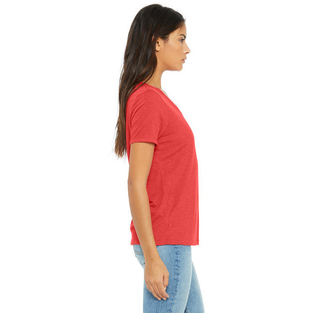 Bella + Canvas 6415 Ladies Relaxed Triblend V-Neck T-Shirt