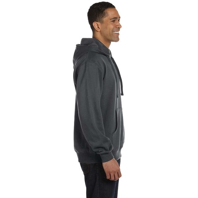 Adult OrganicRecycled Pullover Hooded Sweatshirt - BLAcK - 2XL(D0102H7ZLHJ)