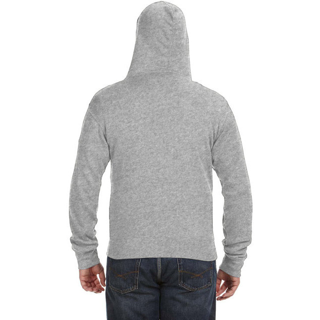 Adult Triblend Full-Zip Fleece Hooded Sweatshirt - BLAcK TRIBLEND - XS(D0102H78TWT)
