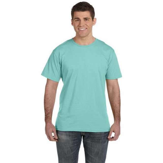 Mens Fine Jersey T-Shirt - VINTAgE INDIgO - L(D0102H7D64X)