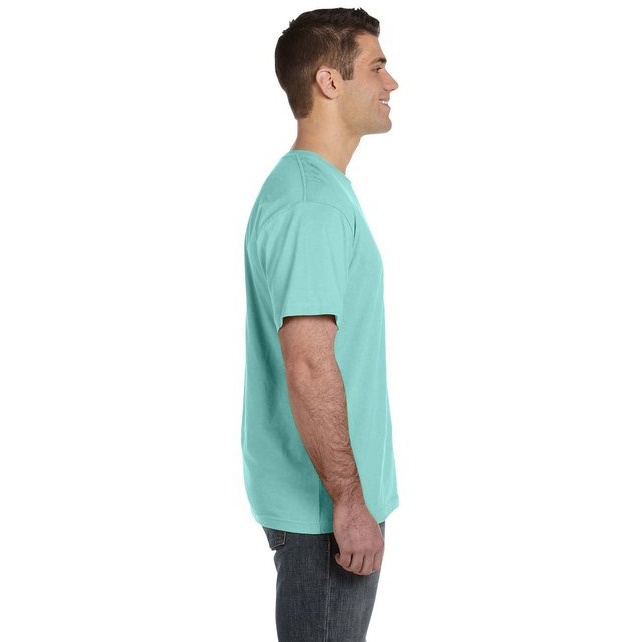 Mens Fine Jersey T-Shirt - VINTAgE INDIgO - L(D0102H7D64X)