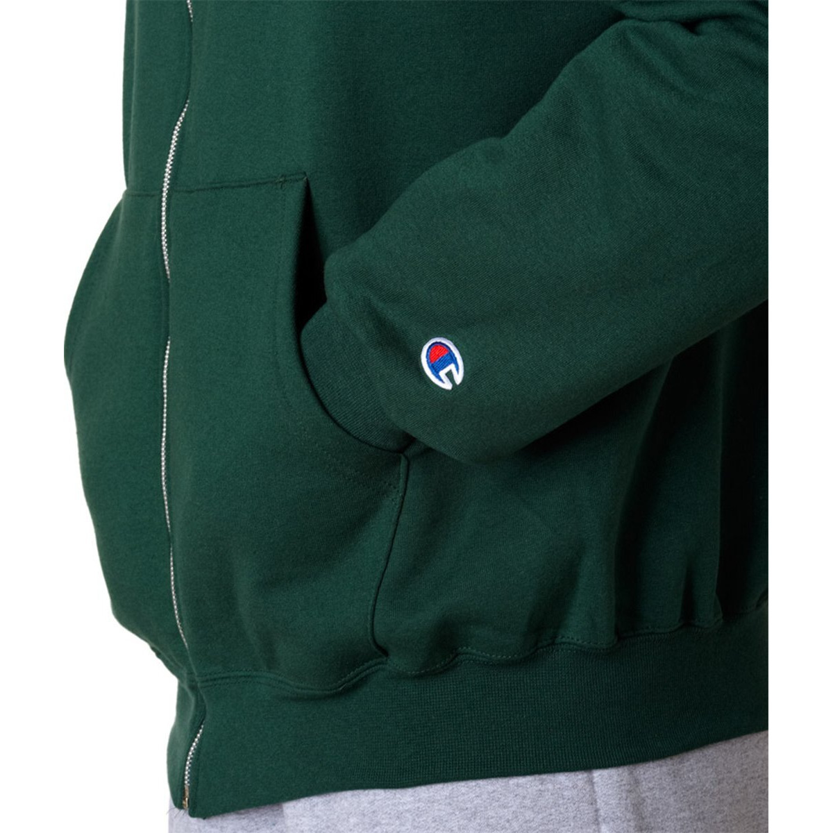 Adult Powerblend Full-Zip Hooded Sweatshirt - SAND - S(D0102HI33Jg)
