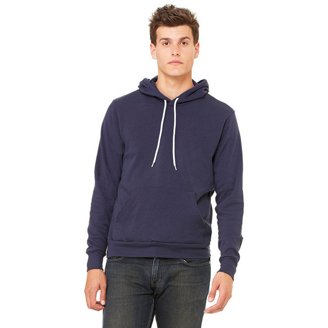 Unisex Sponge Fleece Pullover Hoodie - NAVY - S(D0102H7W298)