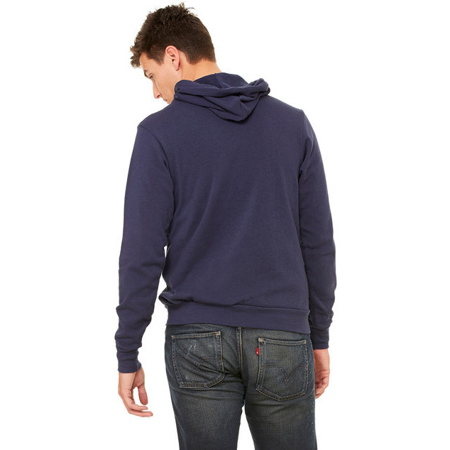 Unisex Sponge Fleece Pullover Hoodie - NAVY - S(D0102H7W298)