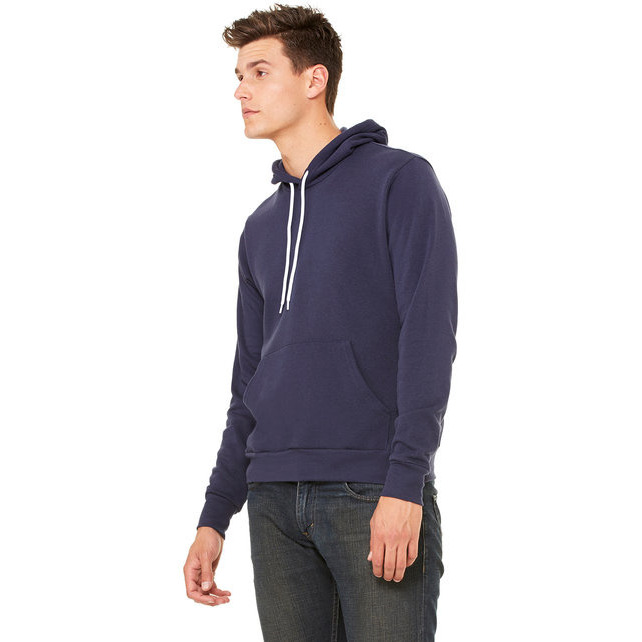Unisex Sponge Fleece Pullover Hoodie - NAVY - S(D0102H7W298)