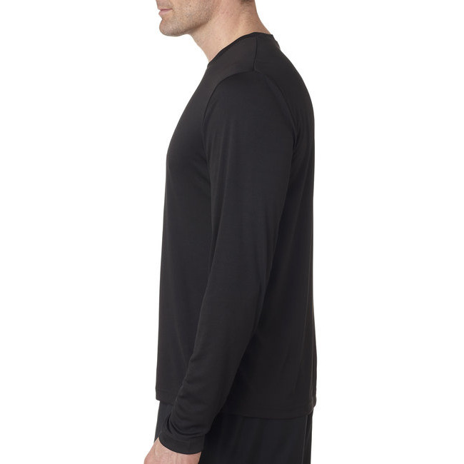 Adult cool DRI with FreshIQ Long-Sleeve Performance T-Shirt - BLAcK - S(D0102HI3FgA)