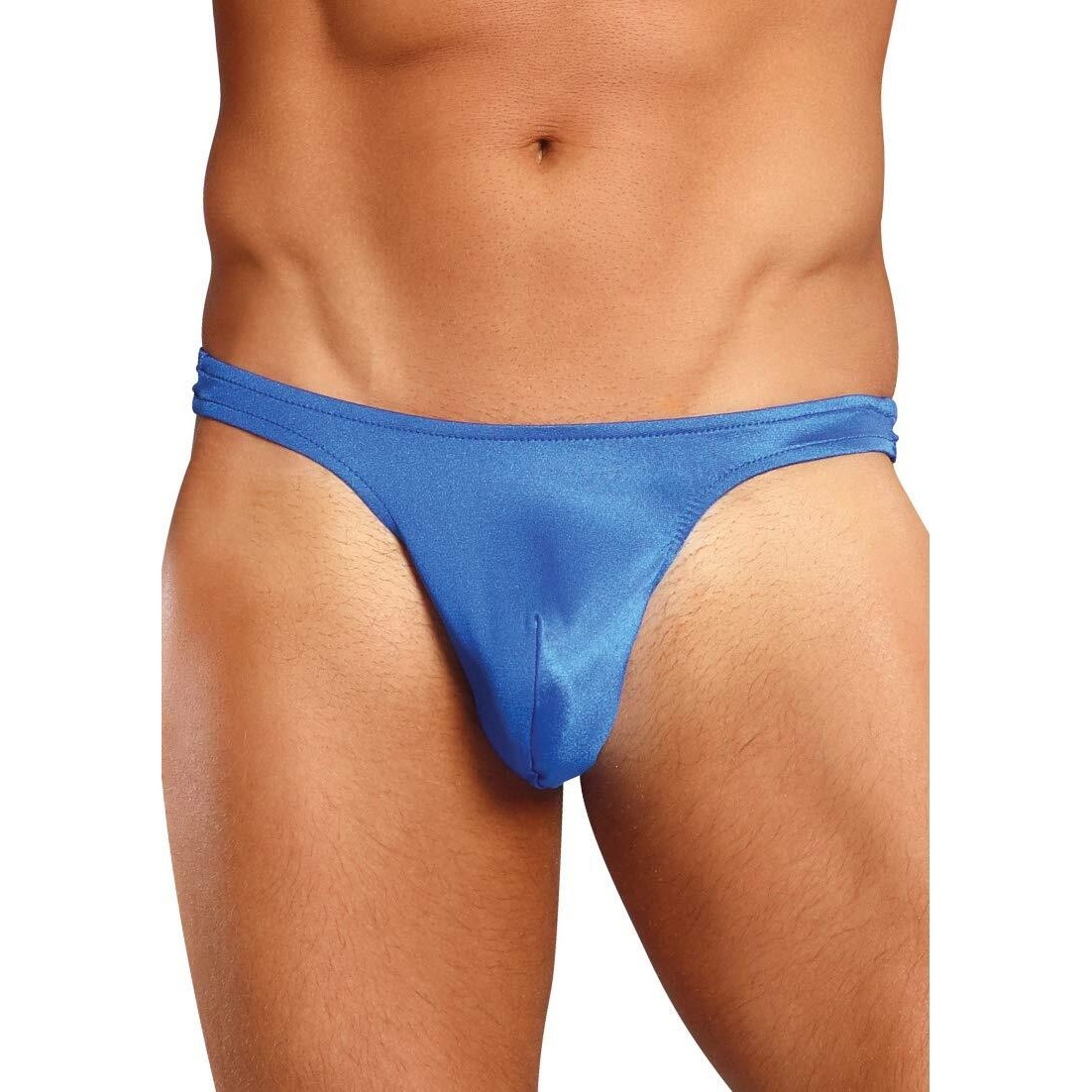 Satin Bong Thong Blue L/XL(D0102H5GM4V.)