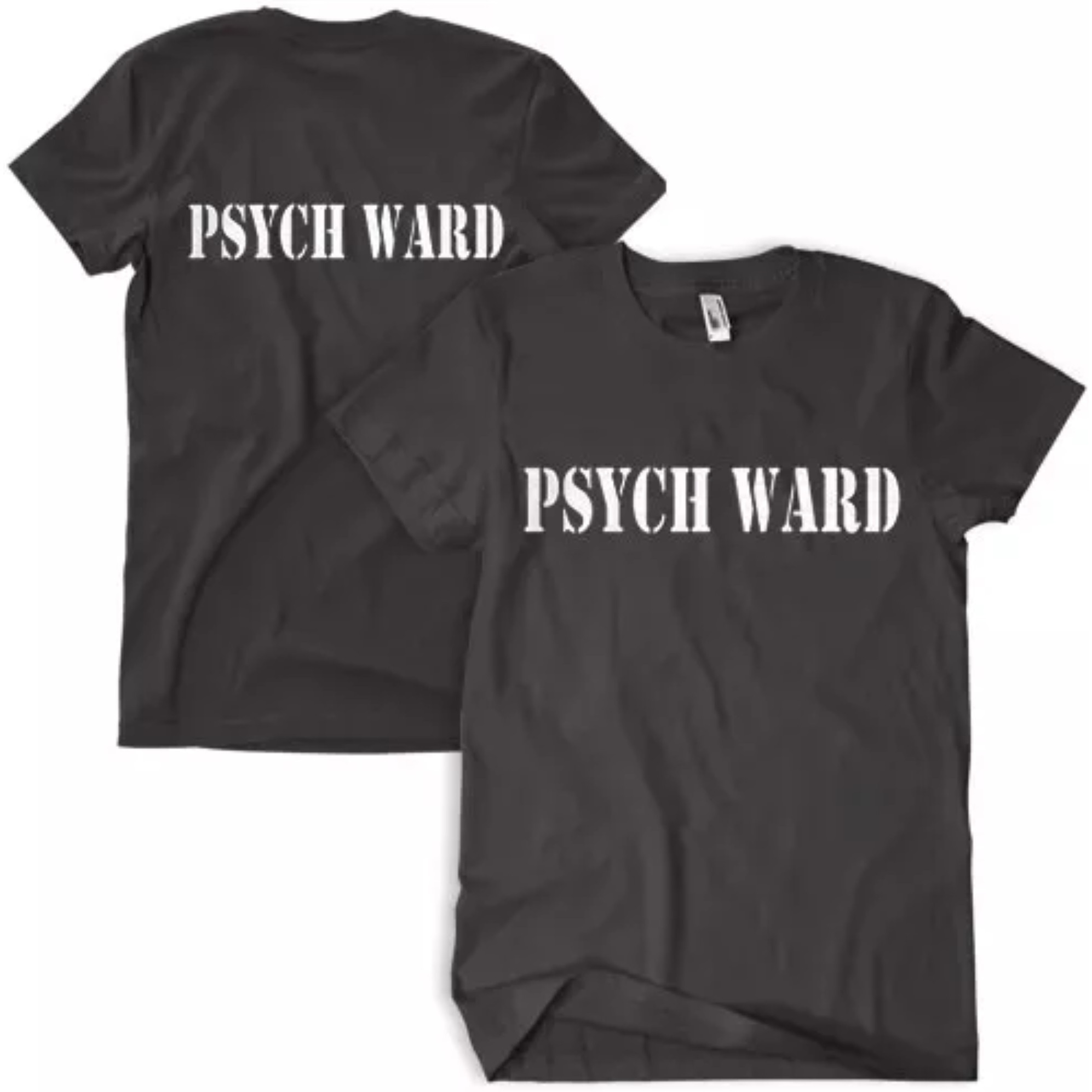 Psych Ward T-Shirt, Black - 2XL