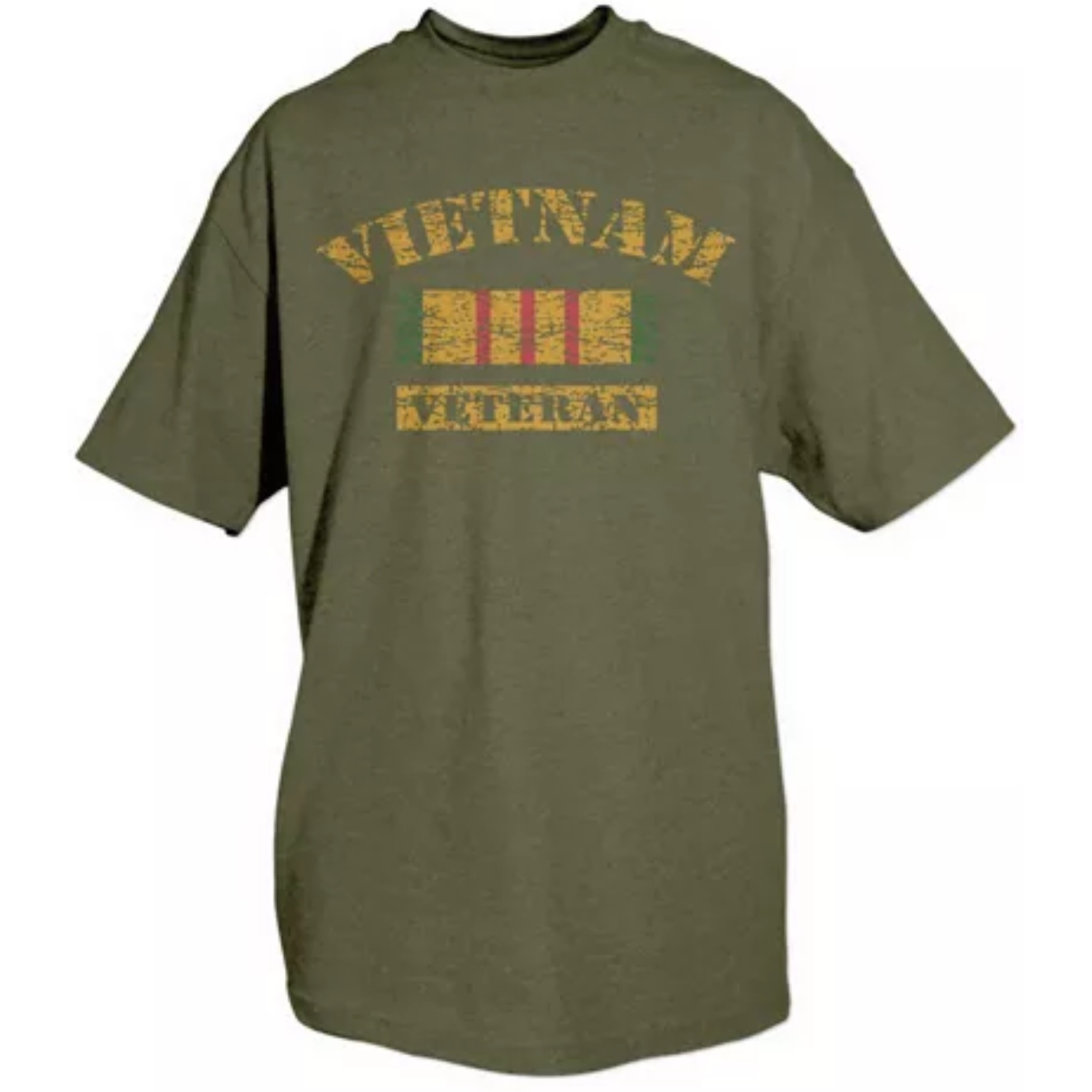 Vietnam Veteran T-Shirt Olive Drab - Medium